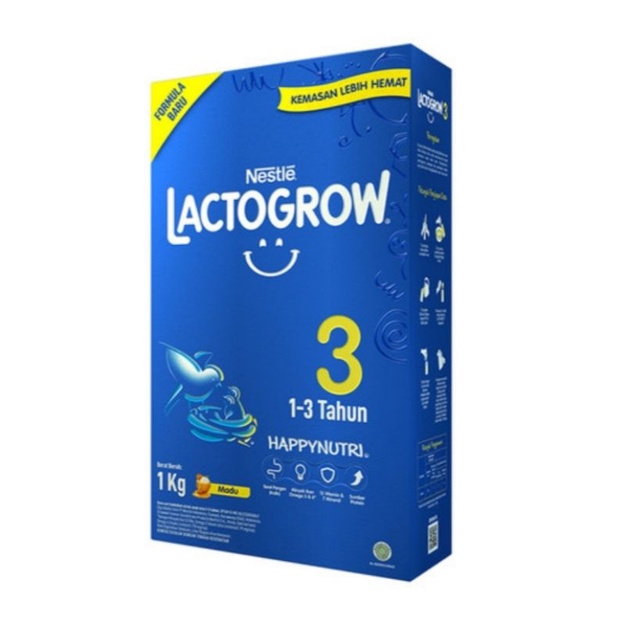 susu lactogrow 3 1kg madu