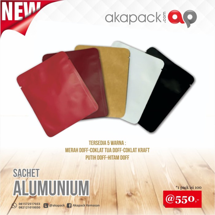 

vd201r Kemasan Sachet Alumunium / Kraft / Sachet Kopi / Kemasan Kopi 10X12 - Putih Ds20X11