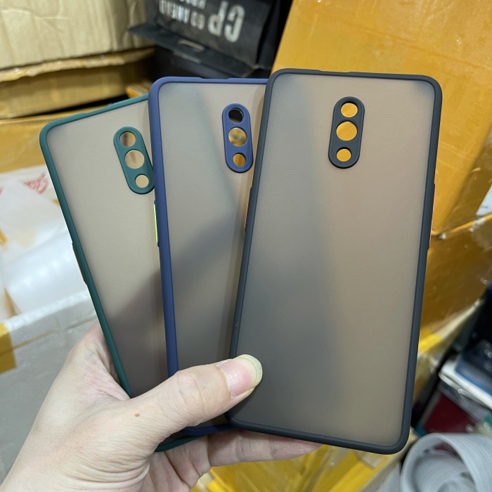 OPPO RENO 6.4 PREMIUM HYBDRID BUMPER DOVE CASE ANTI PECAH