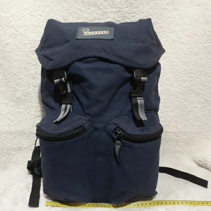 Tas Ransel Second / Preloved / CRUMPLER Backpack Serut Biru / Bekas.