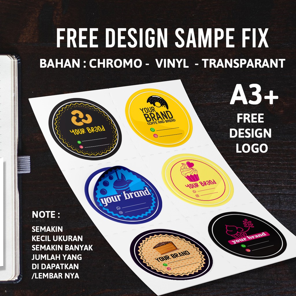 

CETAK STICKER LABEL PRODUK KEMASAN MAKANAN MINUMAN CUSTOM