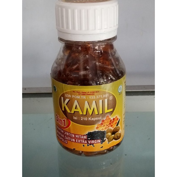 Habbatussauda, Kamil 3 in 1 isi 210 kapsul, Habbatusauda kamil
