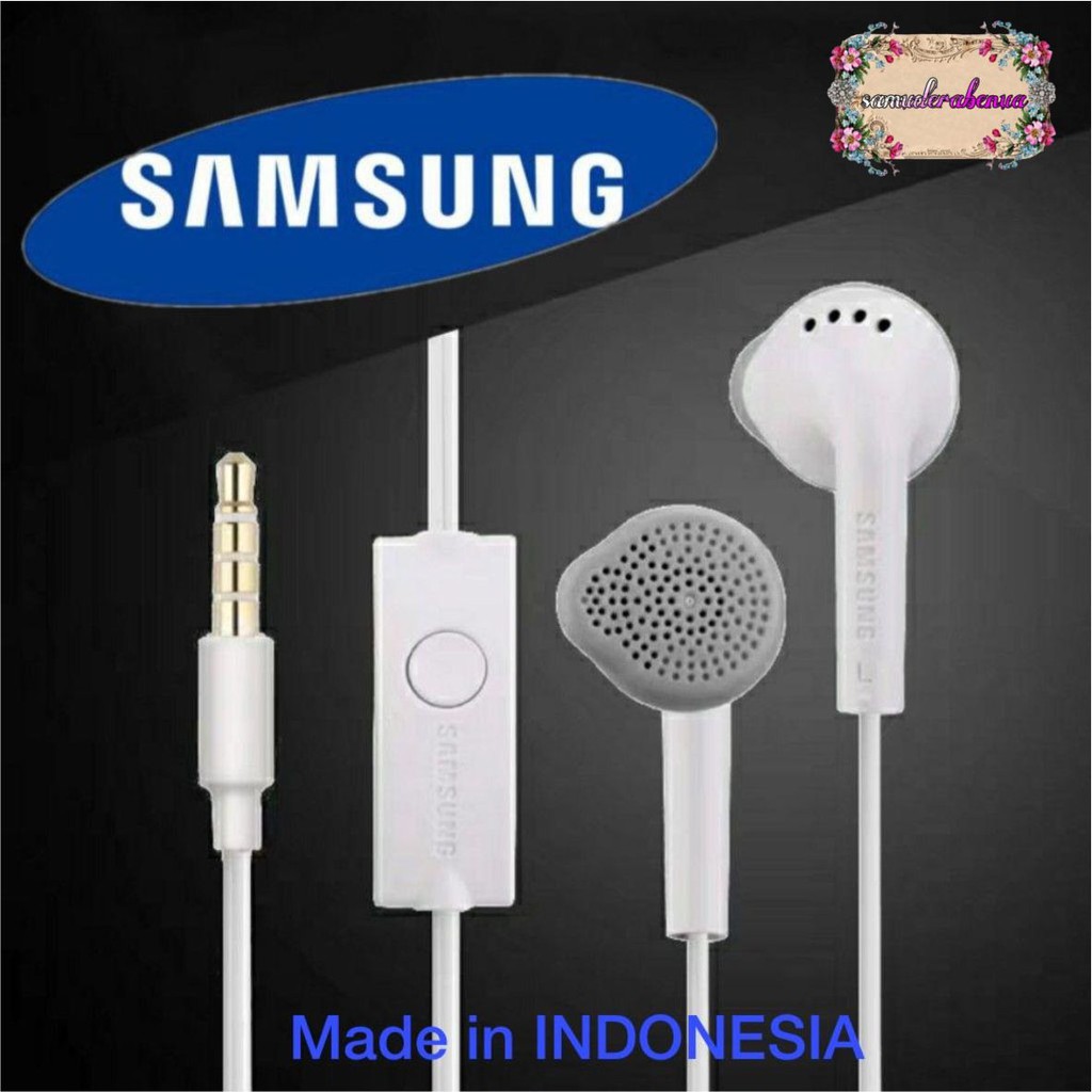 Headset Headsfree henset Hf Samsung J1ace , J2prime , J3 , J5 ,A10s ,s5830 original INDONESIA SB965