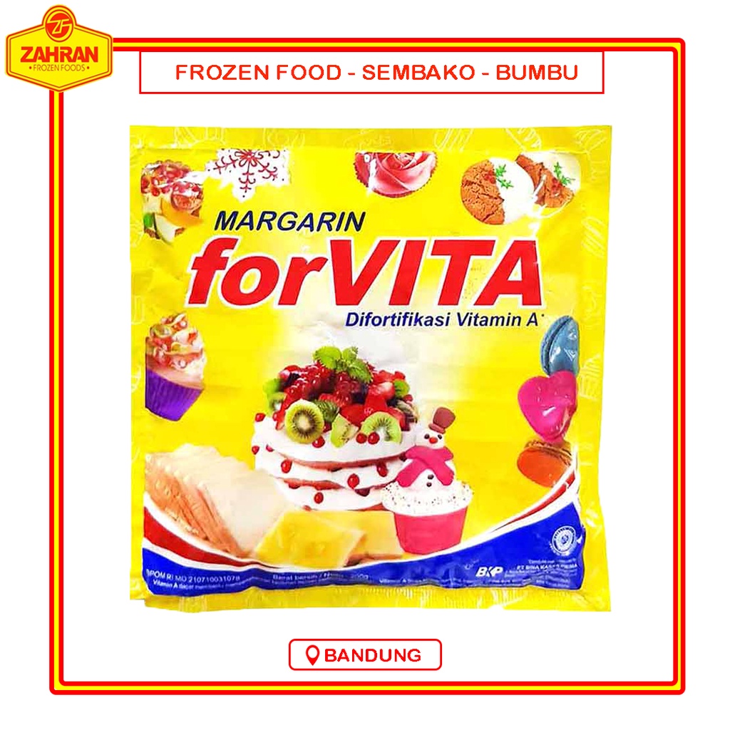 

Margarin forVITA 200gr Mentega Butter Bandung