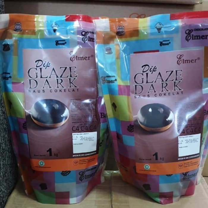 

Elmer Dip Glaze Dark choco 1kg / Dip Glaze Elmer Dark choco