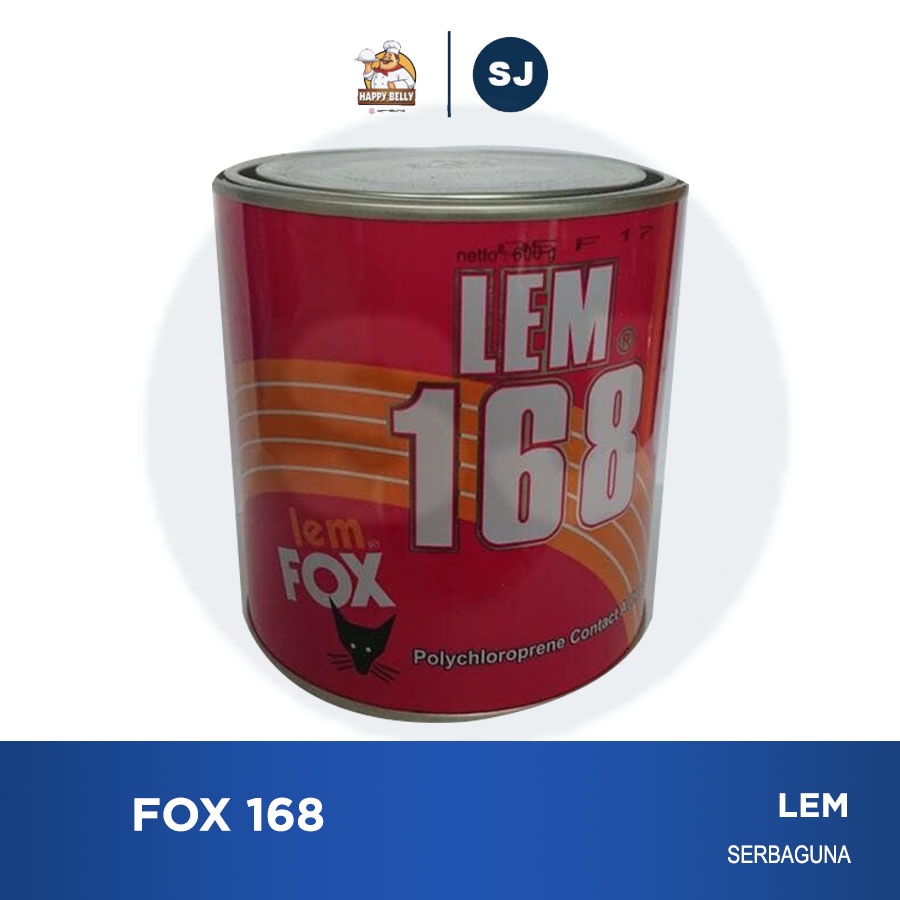 

Lem Fox 168 K kuning Kaleng 600 gram