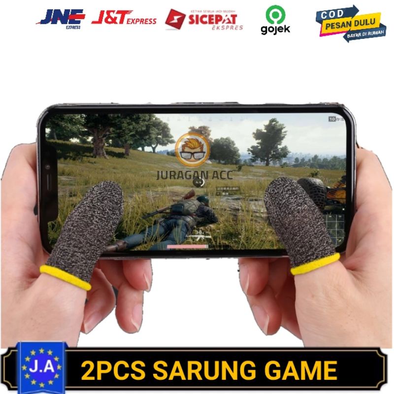 COD 2 PCS - Sepang Sarung Tangan Jempol Game PUBG ML Anti Keringet Original
