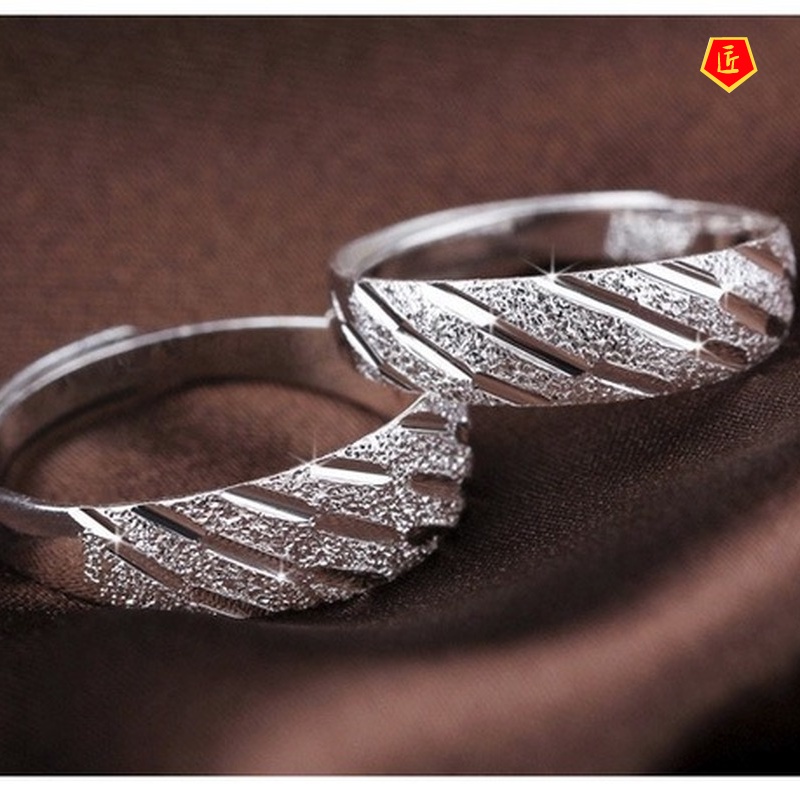 [Ready Stock]Korean Fashion Couple Silver Ring