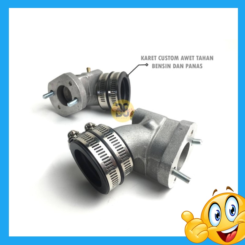 INTAKE MANIFOLD MANIPOL MIO UNTUK KARBU PE32 PE34 PWK32 PWK34