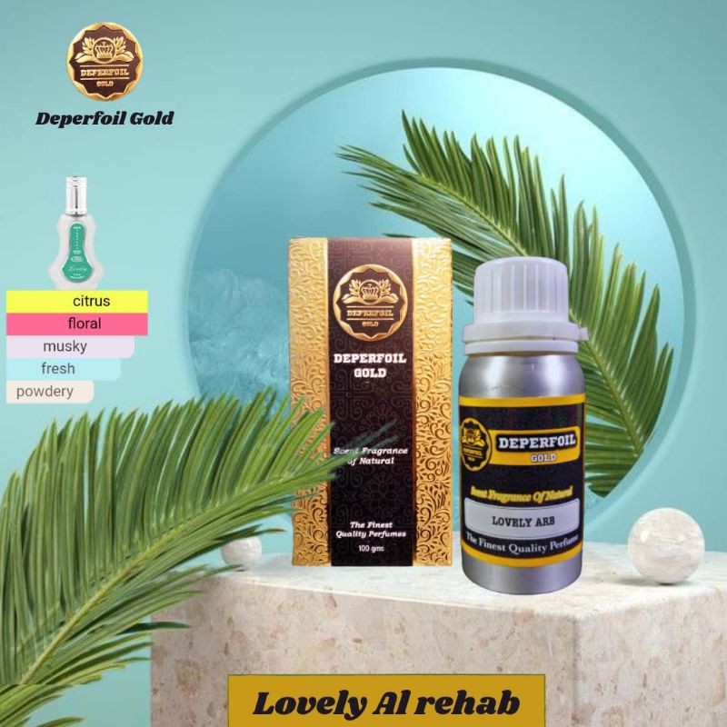 Deperfoil Parfum LOVELY - LOVELY ALREHAB | 100ml Segel Murni Non Alcohool