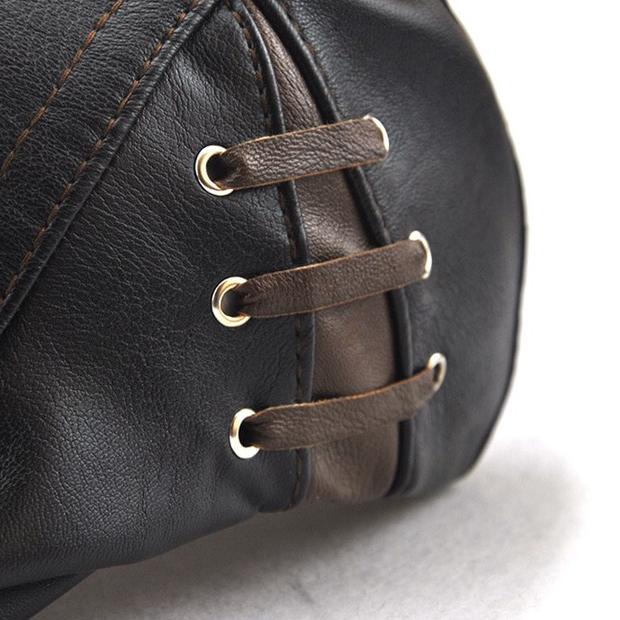 Topi Kulit import Model Copet Pelukis Bassis Topi Kodok TK04