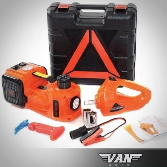Dongkrak Elektrik Electric Car Jack 5 Ton Dongkrak Mobil Komplit