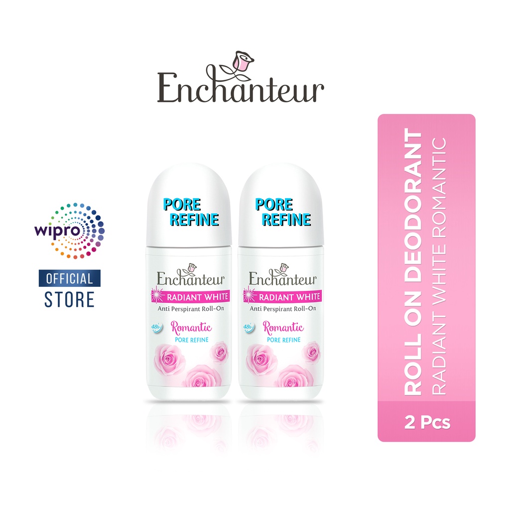 Enchanteur Romantic Roll On Deodorant Whitening 40 ml x2