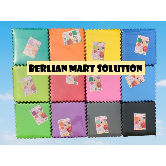 Matras Puzzle  25 x 25 Tbl 1 Cm isi 10 Pcs / Alas Lantai / Playmat / Tikar / Karpet