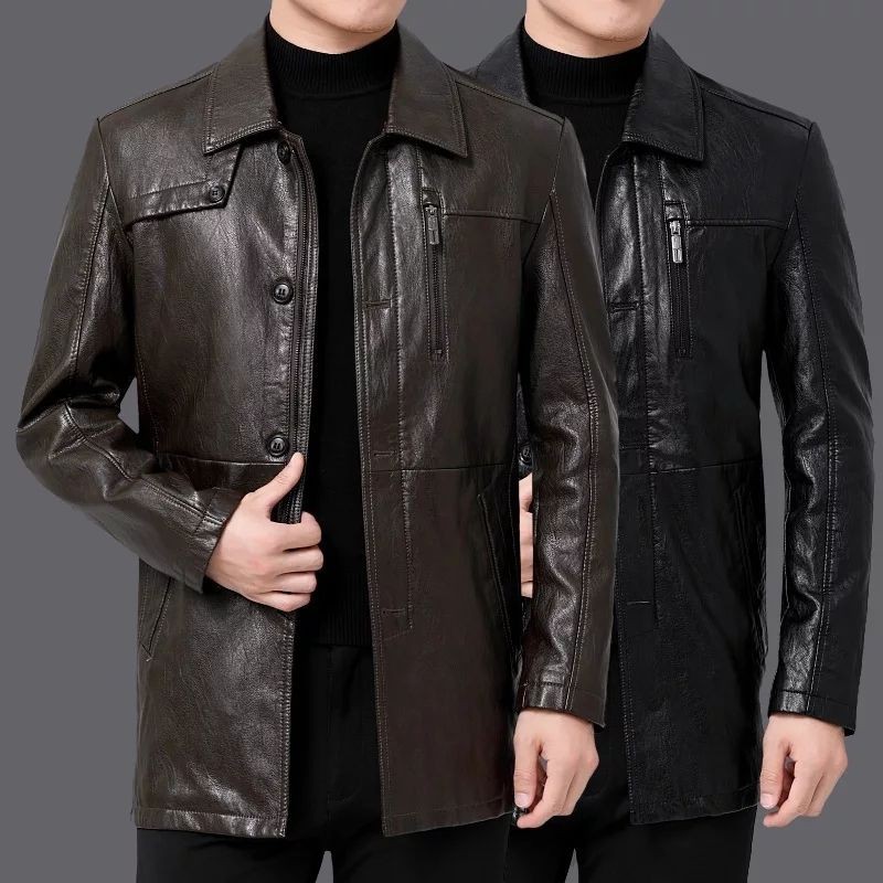 jaket kulit asli model semi jas 100% dari kulit asli domba Garut