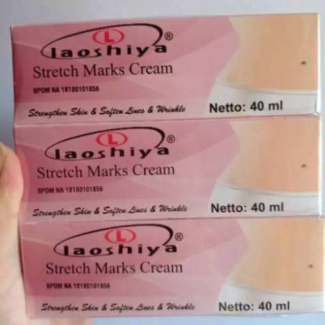 Laoshiya Stretch Marks cream bpom laoshiya bpom
