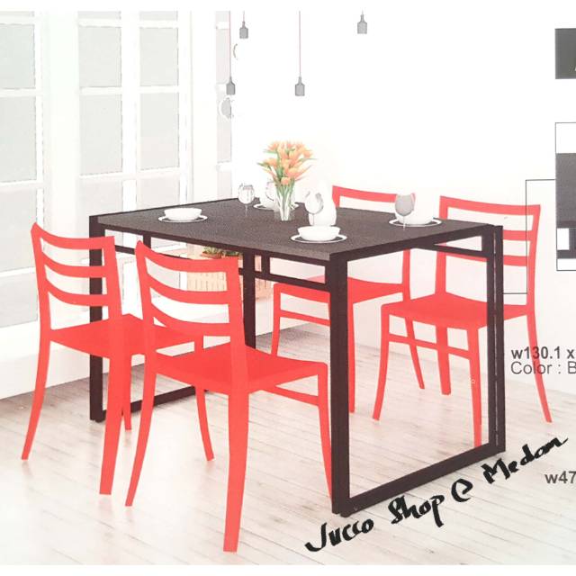 MEJA KAFE - MEJA MAKAN EXPO DN1309 - KURSI CAFE WARNA CH2015 - MEJA MINIMALIS - MEDAN