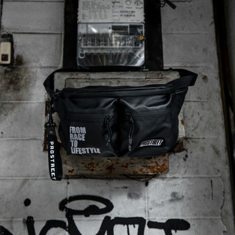 Waistbag Prostreet Original | Waistbag Essential Prostreet | Tas Selempang Prostreet | Black | New