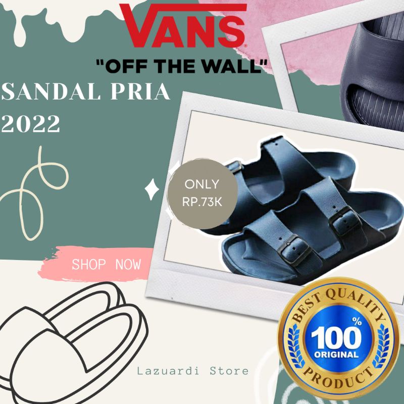 ✨BEST PRODUCT+COD✨Sandal Keren Pria 2022 Sandal IMPORT Terbaik Kekinian - Lazuardi Store