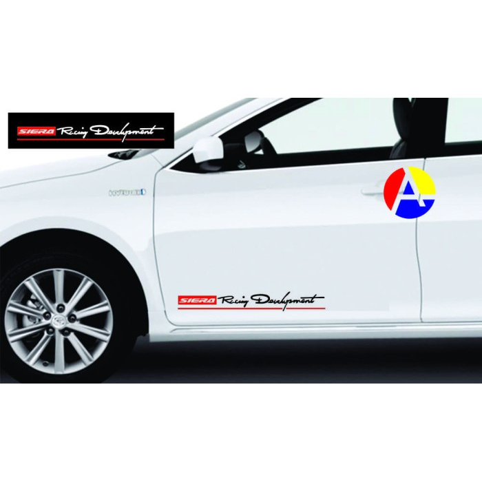 sticker stiker sigra racing development sticker mobil daihatsu sigra Elegan