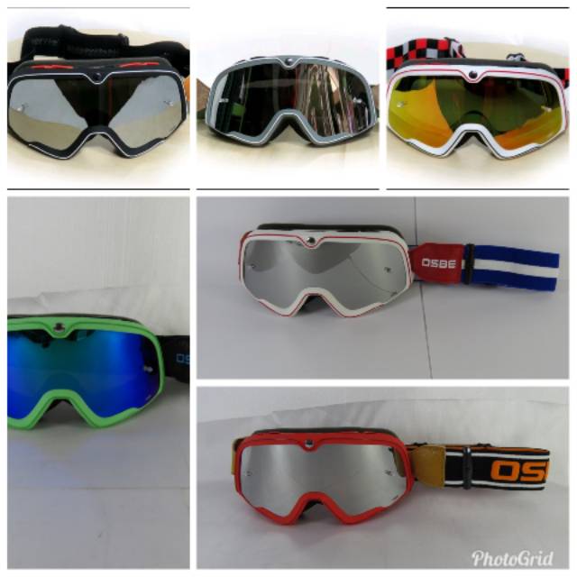 Goggle cross google cross kacamata helm cross ORIGINAL OSBE  pnp JPX, GM, KYT, CARGLOSS