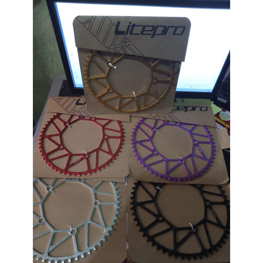 chainring bike 58t litepro