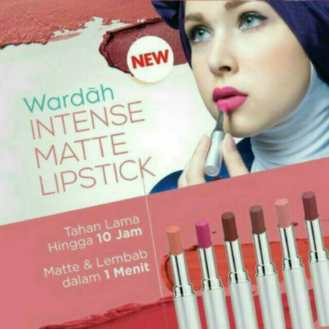 ☃Cutezz_Ching1☃Wardah Intense Matte Lipstick 2.3g - Lipstick