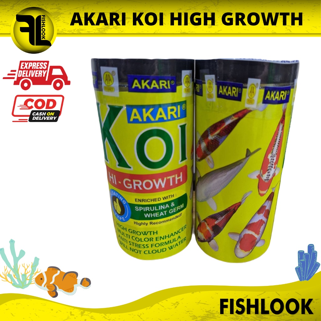 Akari Koi High Growth Pelet Makanan Pakan Ikan Koi