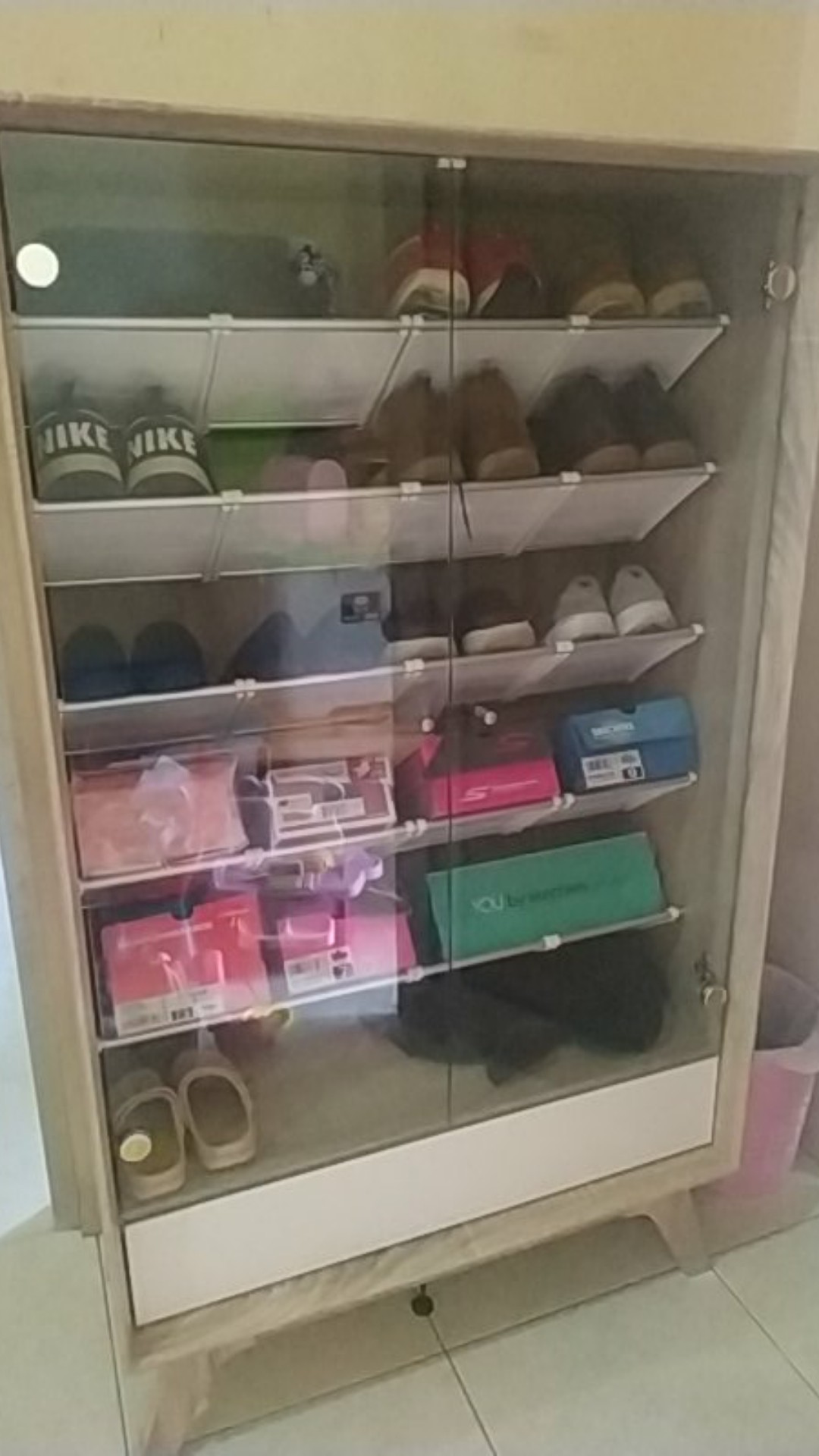 Sr 2218 Graver Agusto Rak Sepatu Lemari Sepatu Minimalis