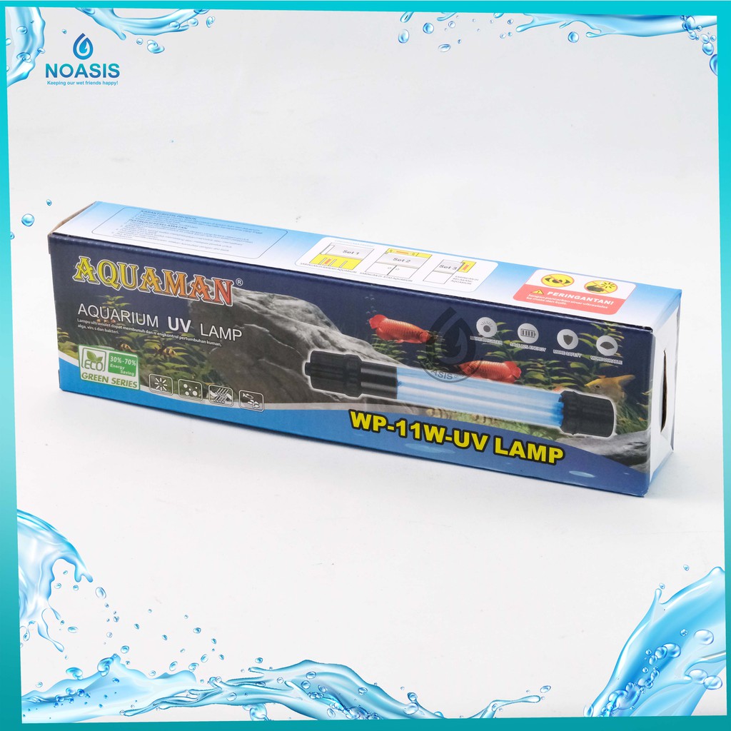 LAMPU UV ULTRAVIOLET AQUARIUM AQUAMAN 5 , 7 , 9 , 11 ,13 ,15 , 20 WATT