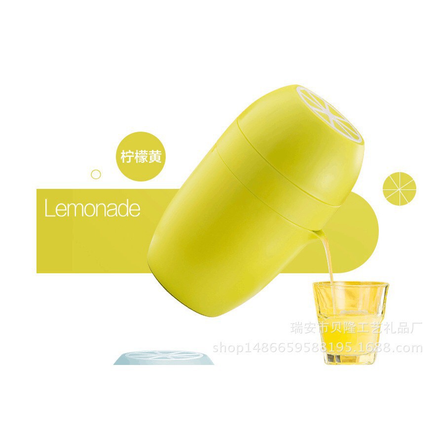 Mini Fruit Juicer Hand Presss Manual Model Lemon.