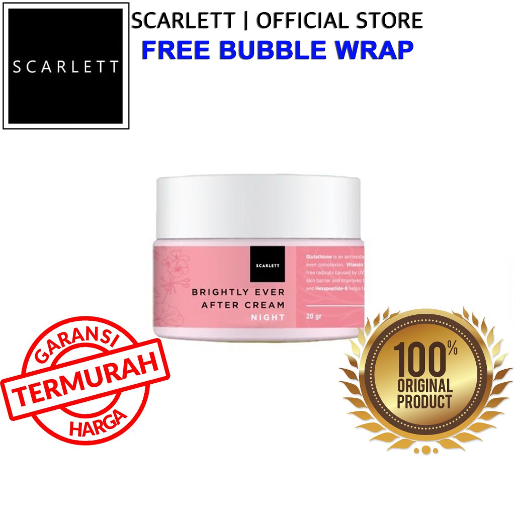 Scarlett Whitening Brightly Ever After Night Cream