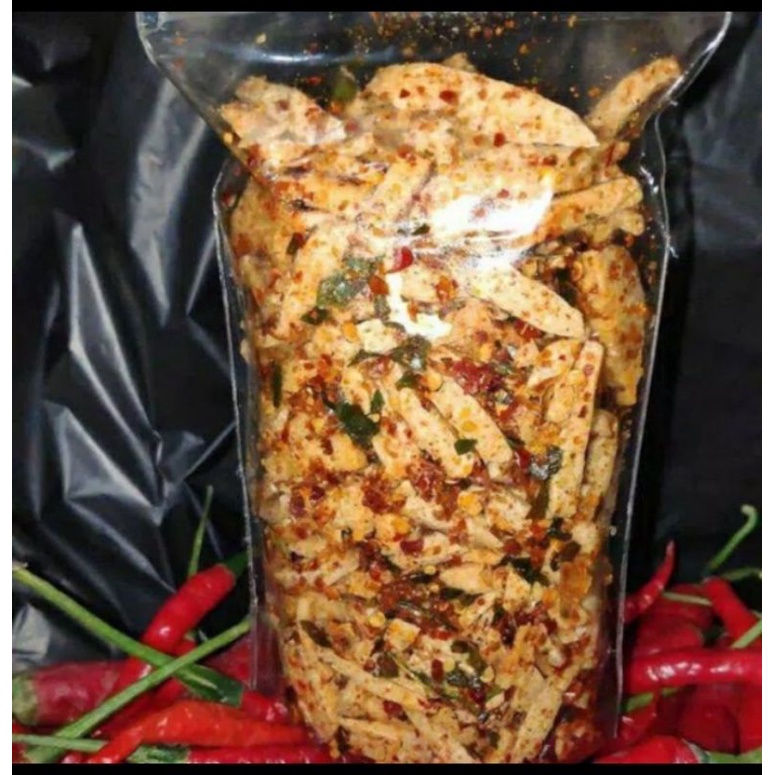 

Basreng pedas daun jeruk