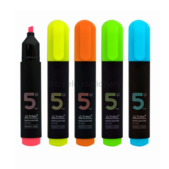 

TRIFELO Highlighter 5 Color Neon TF-1147 (12 Pcs)
