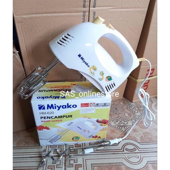 Mixer Hand Miyako HM-620 ORIGINAL/Mixer Tangan Merk Miyako