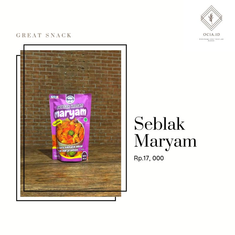 

Seblak Maryam - Seblak Instan