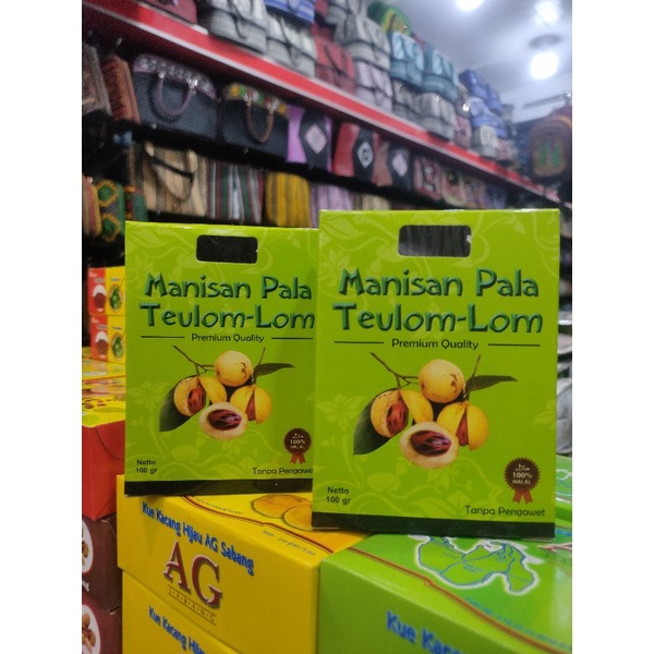 

manisan buah pala khas aceh