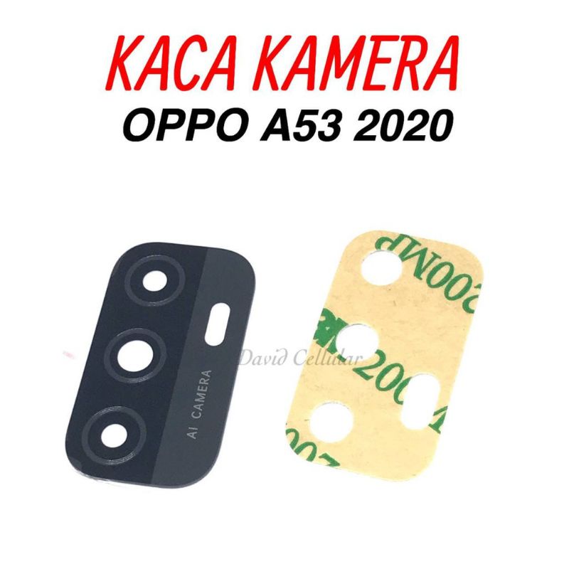 KACA KAMERA LENSA CAMERA BELAKANG OPPO A53 2020 A32 2020 A33 2020 ORIGINAL