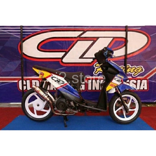 Knalpot Original CLD Type C3 Bulat C3 Oval Beat Beat Fi Scoopy Vario 110