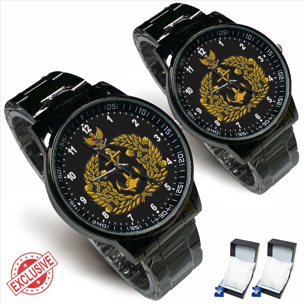 Jam Tangan Rantai Couple TNI A.L - 02 (Awesome)