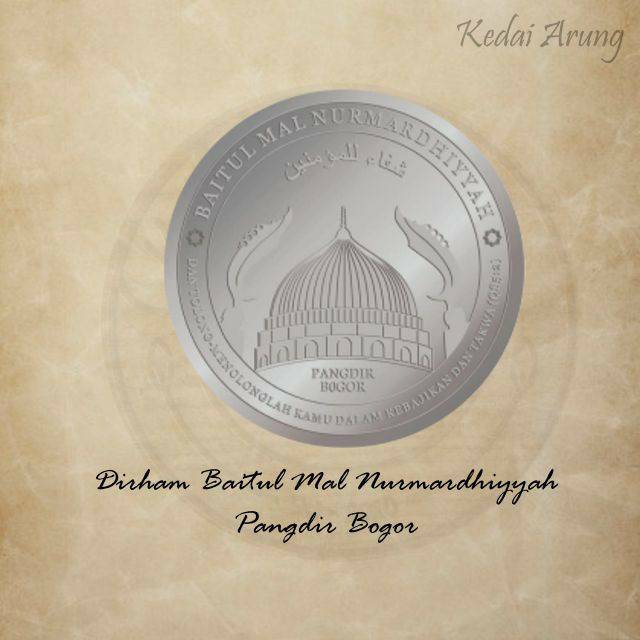Koin Perak 1 Dirham Baitul Mal Nurmardhiyyah Pangdir Bogor