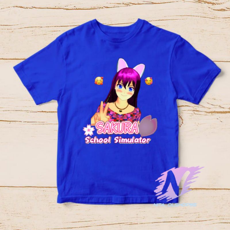 sakura school simulator kaos anak sakura baju sakura