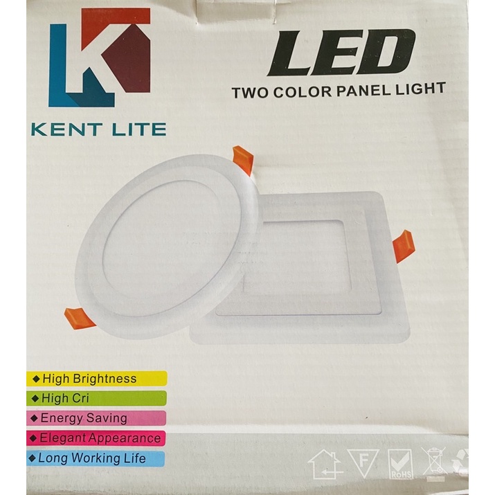 LAMPU PANEL LED 12W+ 4W PUTIH BIRU PUTIH KUNING