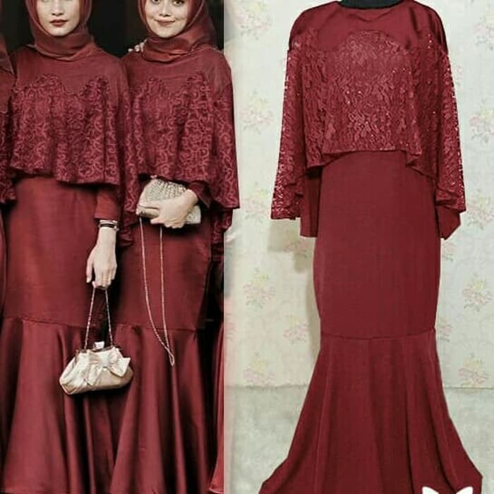 GAMIS WANITA BAHAN MOSCREPE PREMIUM BUSUI KANCING HIDUP LD 110 U8L11