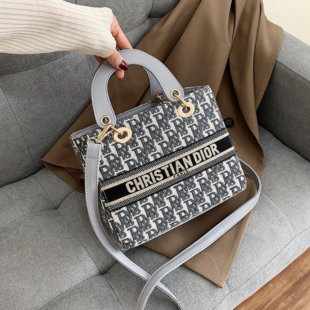 BJ79010 - BLACK/GRAY - TAS SLEMPANG BEST SELLER SALE TERLARIS FASHION WANITA HANDBAG TOTEBAG IMPORT TERMURAH BAGSTORE JAKARTA TAS BATAM ZCJ4050 LT1443 ELJ5372 CR7422 JT668