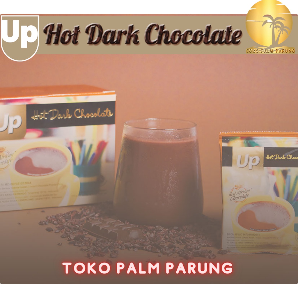 CNI UP Hot Dark Chocolate Minuman Coklat Sehat Nikmat Stamina Terjaga Selalu 15 Sachet X 25gr