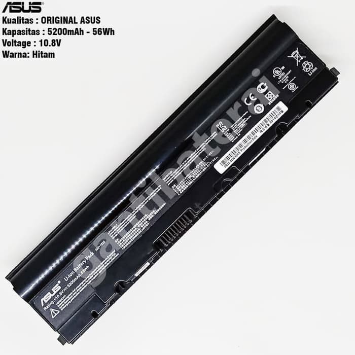 Original Baterai Asus Eee PC 1025 1025C 1225 1225C 1225B A32-1025