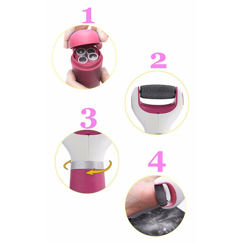 Perawatan Tubuh: Alat Pedicure Kaki Elektrik dari Kristal Berlian Warna Pink
