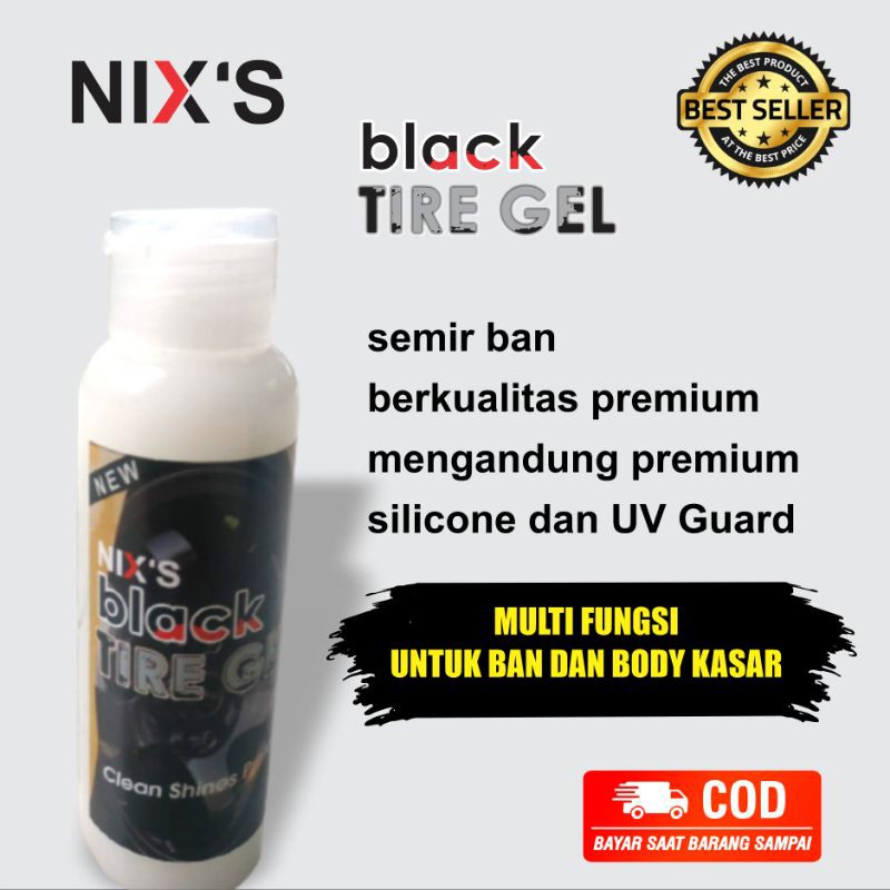 Semir Ban Motor Wash & Wetlook NIX'S BLACK TIRE GELL