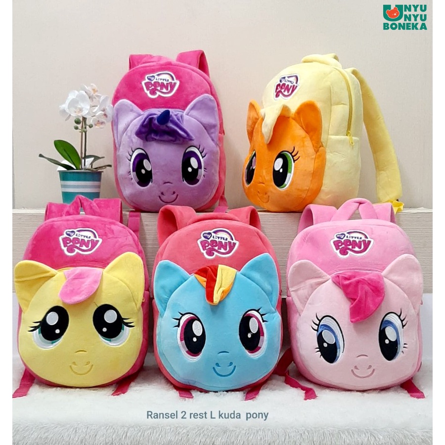 tas ransel anak little pony kuda pony backpack sekolah